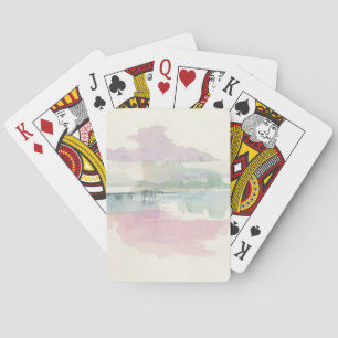 Lifting Fog   In Soft Pastels Playing Cards