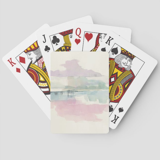 Lifting Fog | In Soft Pastels Playing Cards (Back)