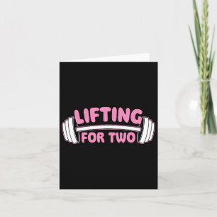 Lifting For Two - Workout Gym Weightlifting Bodybu Card