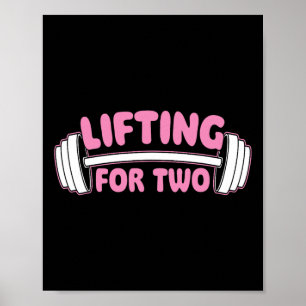 Lifting For Two - Workout Gym Weightlifting Bodybu Poster
