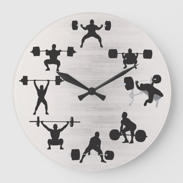 Lifting Large Clock (Front)