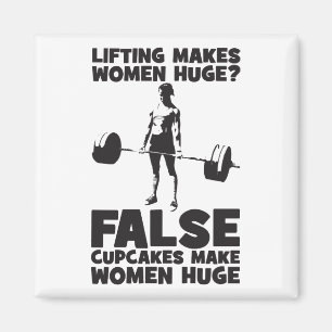 Lifting Makes Women Huge? False. Cupakes Do Magnet