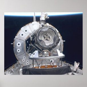 Lifting of Unity from Space Shuttle Endeavour Poster