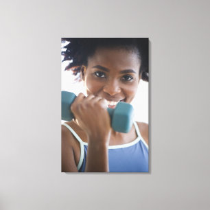 Lifting Weights Canvas Print