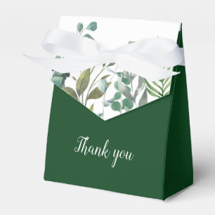 LIFY Botanical Eucalyptus Leaves Wedding Favor Box