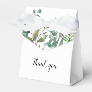 LIFY Botanical Eucalyptus Leaves Wedding Favor Box