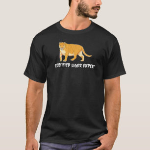Liger Expert Lion Tiger Wild Zoo Animal T-Shirt
