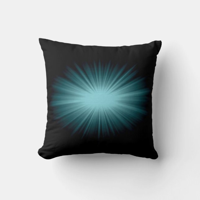 Light abstract art 2 throw pillow (Front)