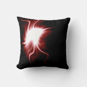 Light abstract art throw pillow