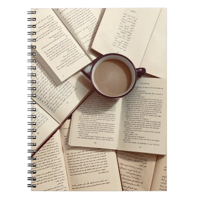 Light Academia Aesthetic coffee and books (Front)