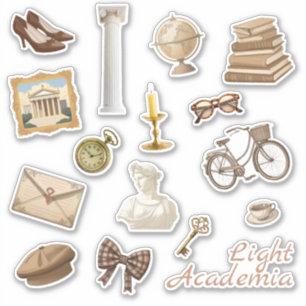Light Academia Stickers Journal Stickers