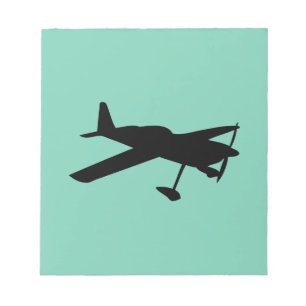 light aircraft plane notepad