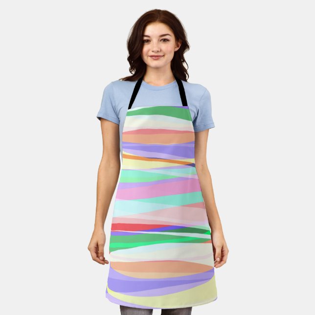 Light Airy Waves Apron (Worn)