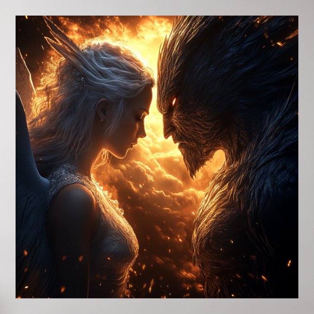 Light and Dark - Dramatic Fantasy  Poster (Front)