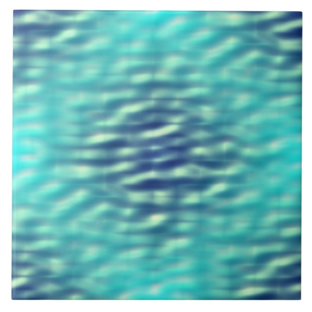 Light and Dark Pool Water Pattern Tile (Front)