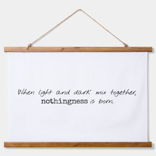 Light And Dark Wood Topped Wall Tapestry