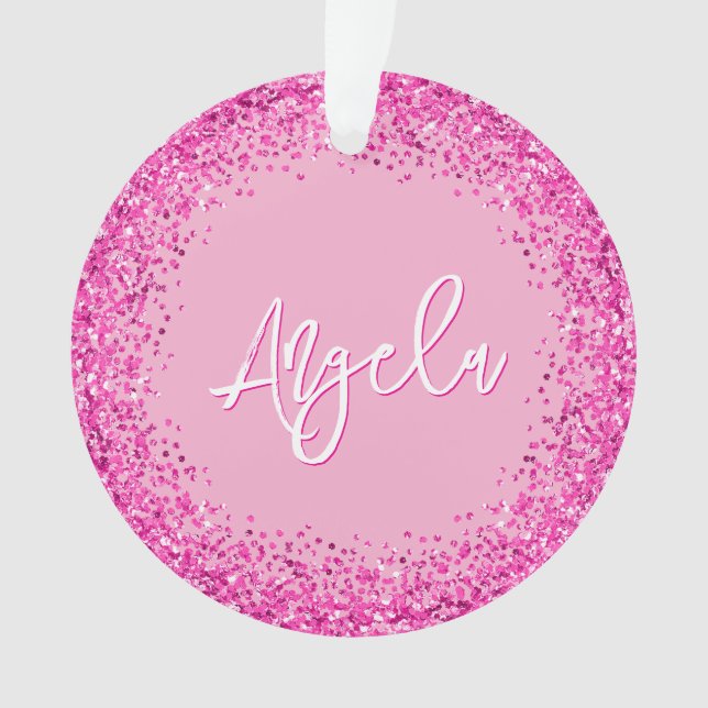 Light and Hot Pink Glitter Photo (devant)