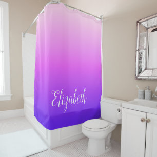 Light and Hot Pink Violet Personalized Ombre