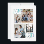 Light and Love 4 Photo Hanukkah Holiday Card<br><div class="desc">Photography courtesy of Othello Silla: www.othellosilla.com</div>