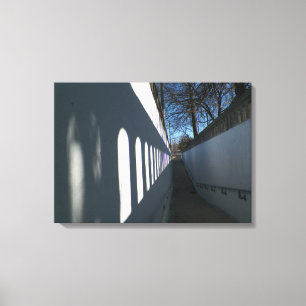 Light and Shadow Pathway Photograph Canvas