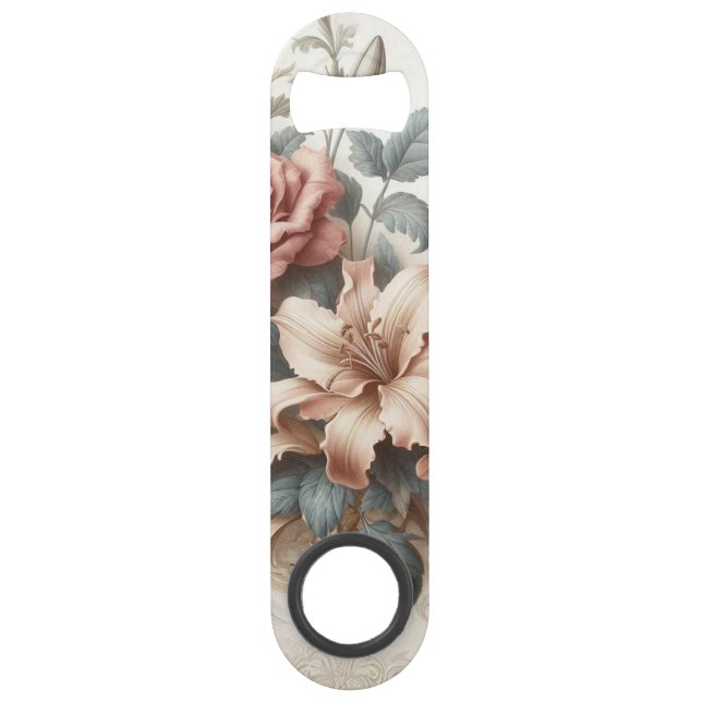 Light Antique Floral Perfection Bar Key (Front)
