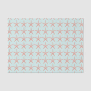 Light Aquamarine Coral Starfish 10lb Tissue Paper