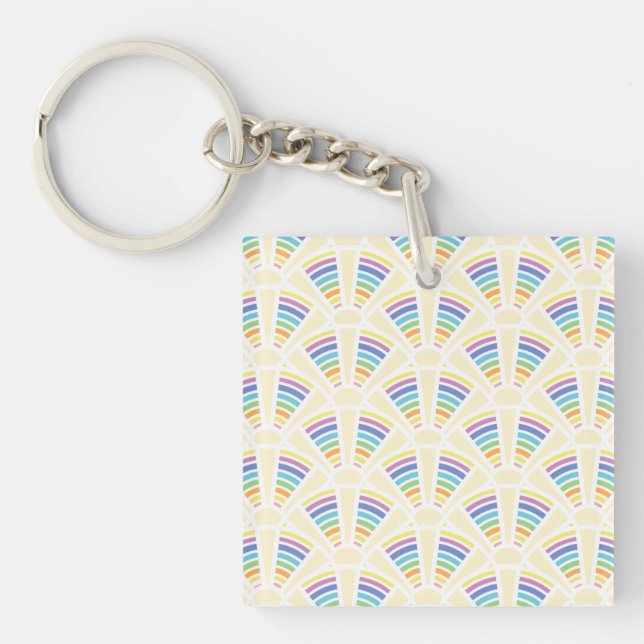 Light Arches Acrylic Keychain (Front)