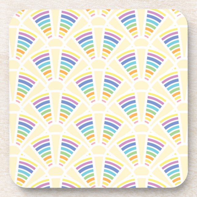 Light Arches Square Coaster (Front)