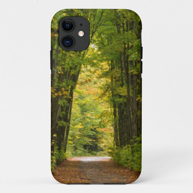 Light At The End Of A Tunnel Of Trees Case-Mate iPhone Case (Back)