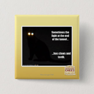 Light at the End of the Tunnel 2 Inch Square Button