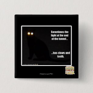 Light at the End of the Tunnel 2 Inch Square Button