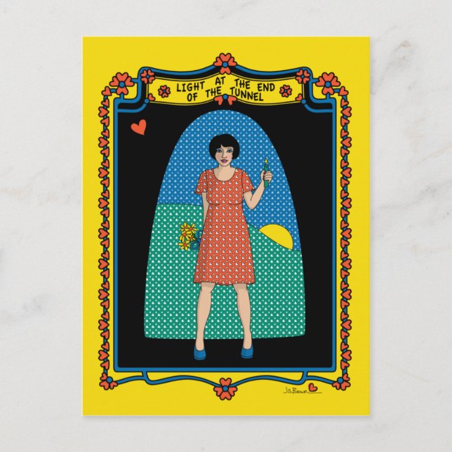 Light At The End Of The Tunnel_B_ Postcard (Front)