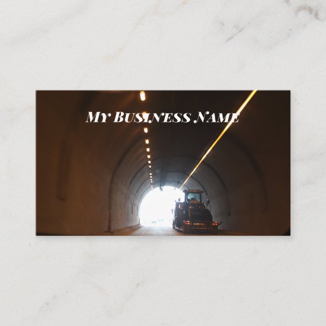 Light at the End of the Tunnel Business Cards (Front)