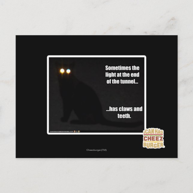 Light at the End of the Tunnel Postcard (Front)