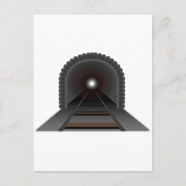 Light At The End Of The Tunnel! Postcard (Front)