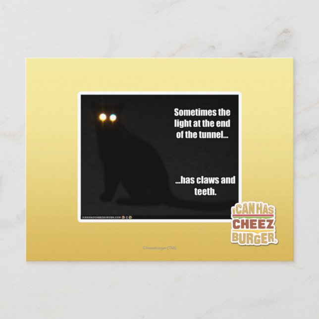 Light at the End of the Tunnel Postcard (Front)