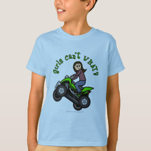 Light ATV Four Wheeling Girl T-Shirt