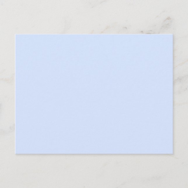 Light Baby Blue Postcard (Front)