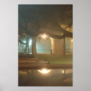 Light Beams Reflecting Poster