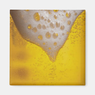 Light Beer Foam Magnet