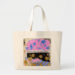 Light Begins – Large Tote Bag