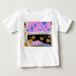 Light Begins Within – Pink & Gold Toddler T-Shirt