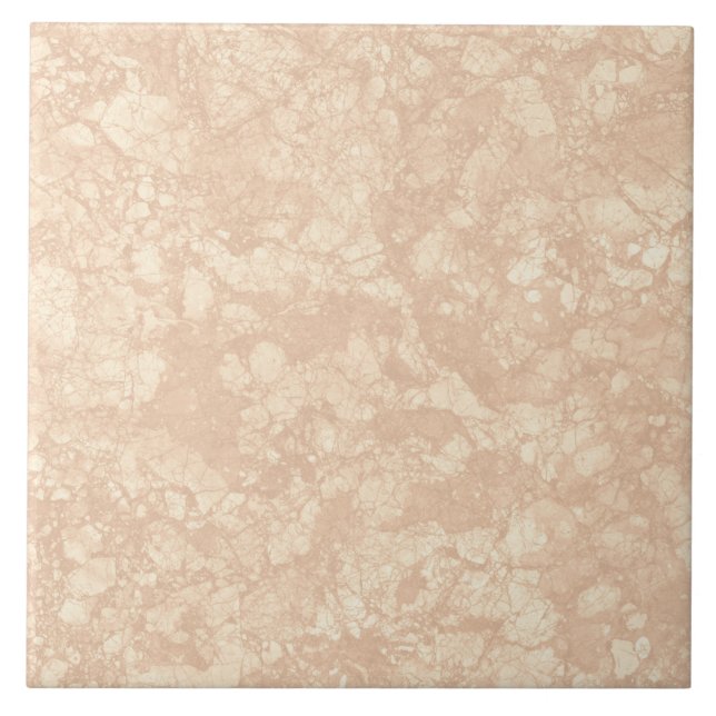 Light Beige Cream Marble Terrazzo Texture   Tile (Front)