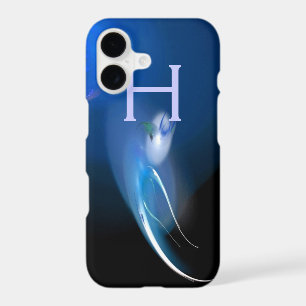 LIGHT BIRD IN BLUE MONOGRAM