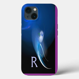 LIGHT BIRD IN BLUE MONOGRAM Case-Mate iPhone CASE