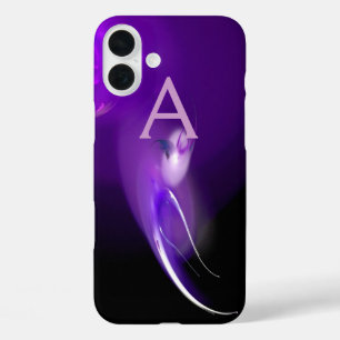 LIGHT BIRD IN PURPLE MONOGRAM iPhone 16 PLUS CASE