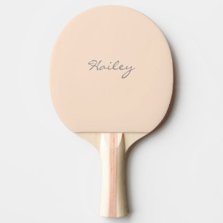 Light Bisque Personalized Ping Pong Paddle