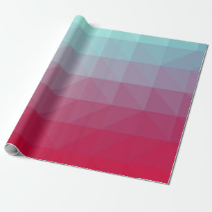 Light BLUE abstract mosaic pattern. Colorful abstr Wrapping Paper