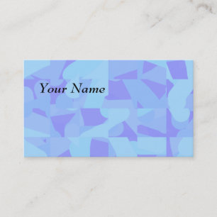 Light Blue Abstract Pattern Business Card