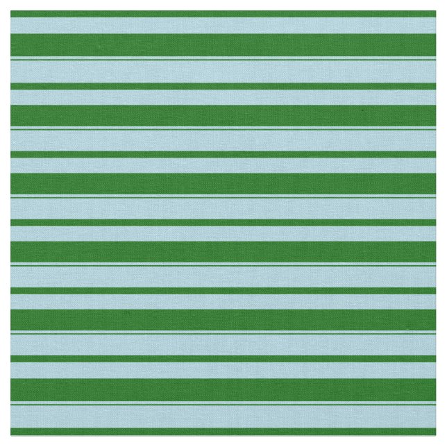 Light Blue and Dark Green Coloured Pattern Fabric (Close Up)